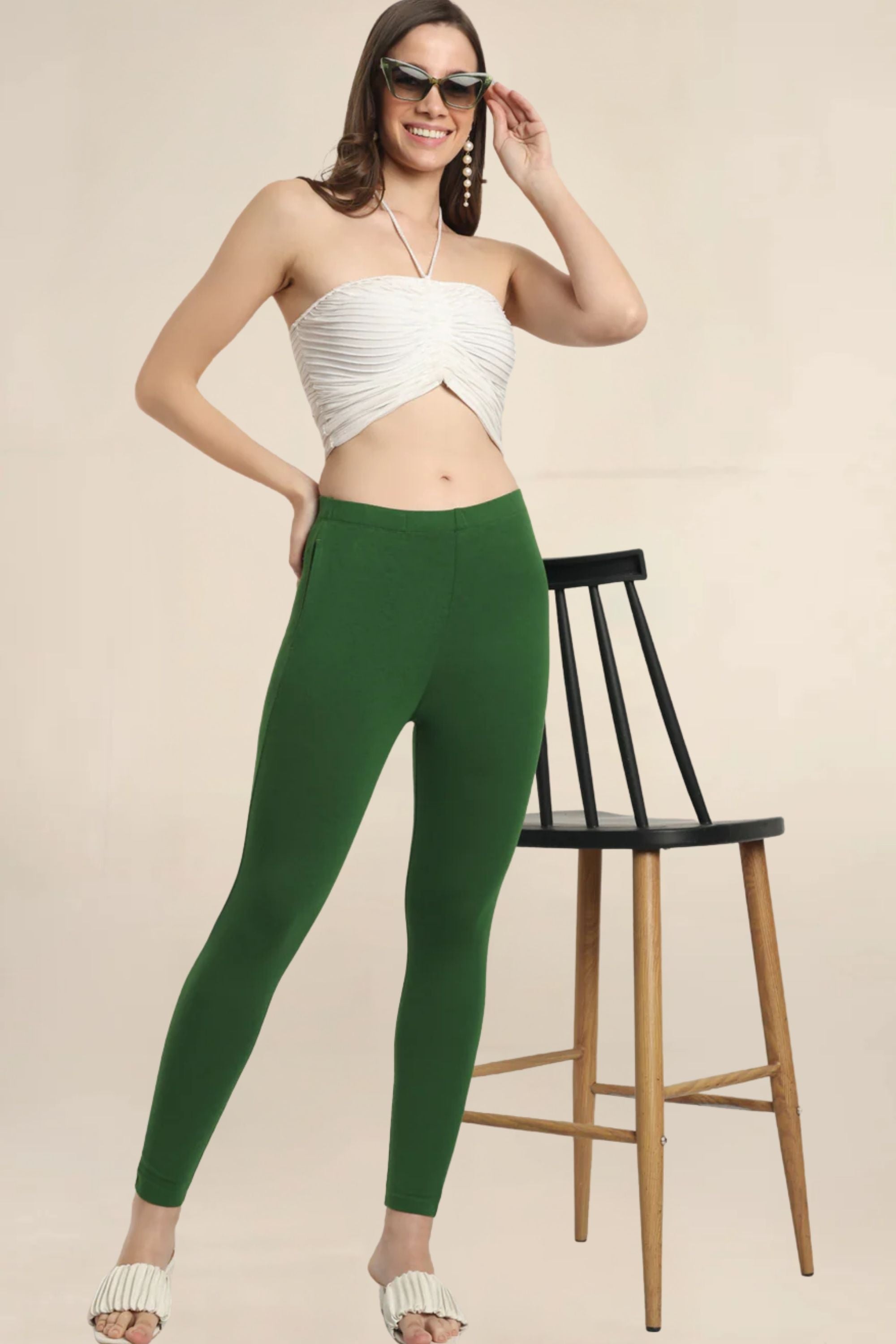 ONE SKY WOMEN SP. CHUTNEY SOLID LEGGINGS