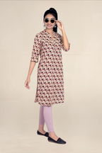 WOMEN DUSTY PINK  ANKLE LENGTH LEGGING
