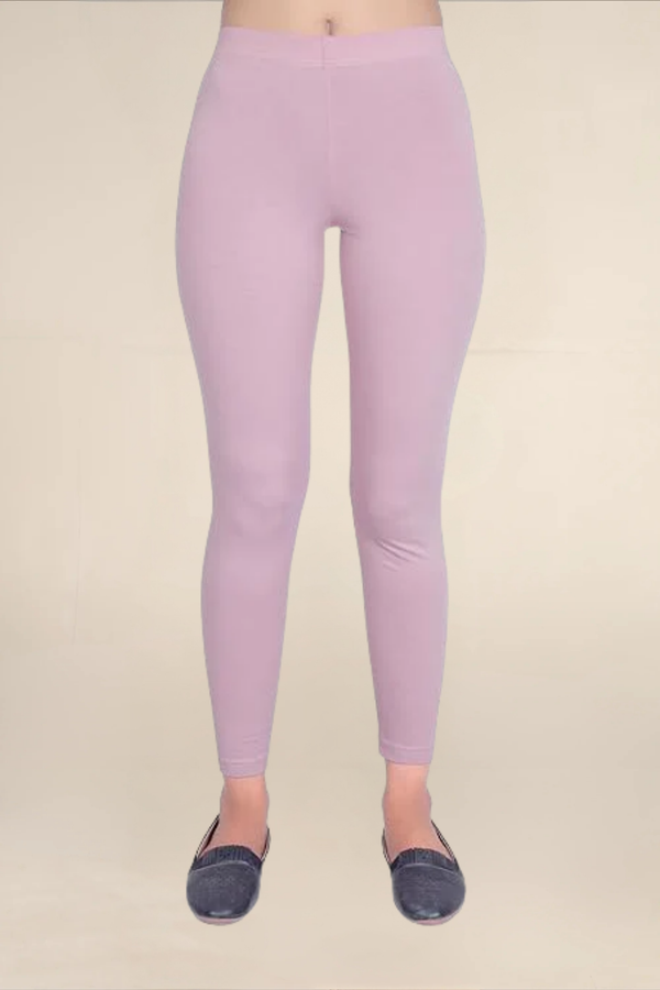 WOMEN DUSTY PINK  ANKLE LENGTH LEGGING