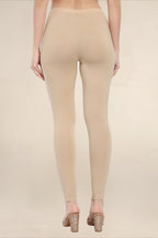 Women Beige Regular Legging
