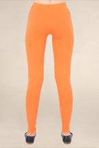 WOMEN ORANGE REGULAR LENGTH LEGGING