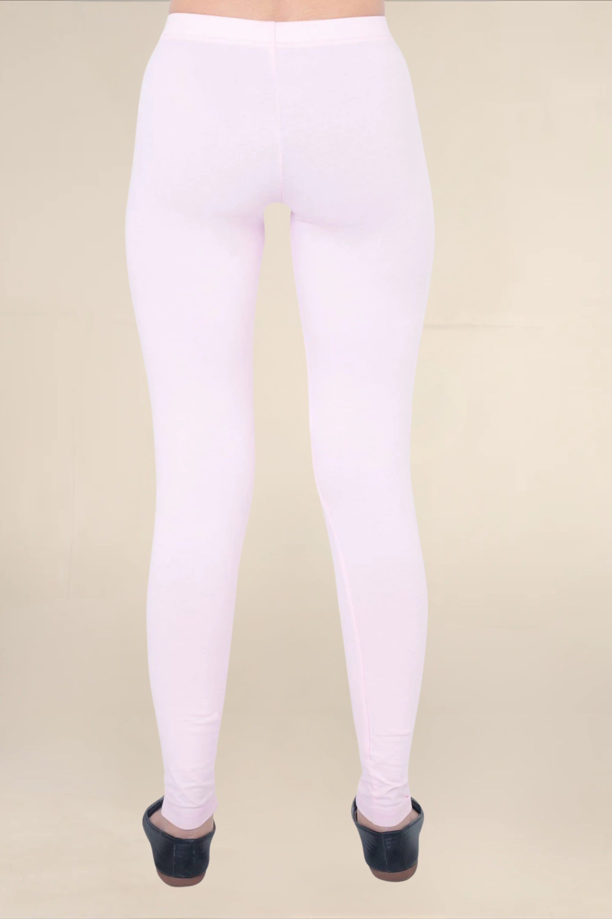 WOMEN BABY PINK ANKLE LENGTH LEGGING