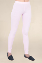 WOMEN BABY PINK ANKLE LENGTH LEGGING