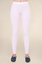 WOMEN BABY PINK ANKLE LENGTH LEGGING