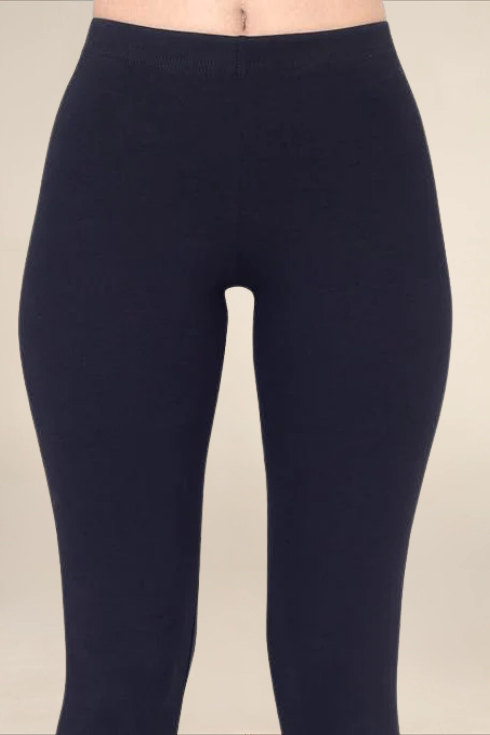 WOMEN NAVY REGULAR LENGTH LEGGING