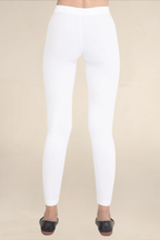 Women White Ankle Length Legging
