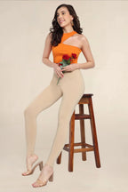WOMENS LIGHT SKIN REGULAR LENGTH POCKET LEGGING