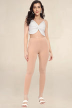 ONE SKY WOMEN WHEAT SKIN SOLID LEGGINGS