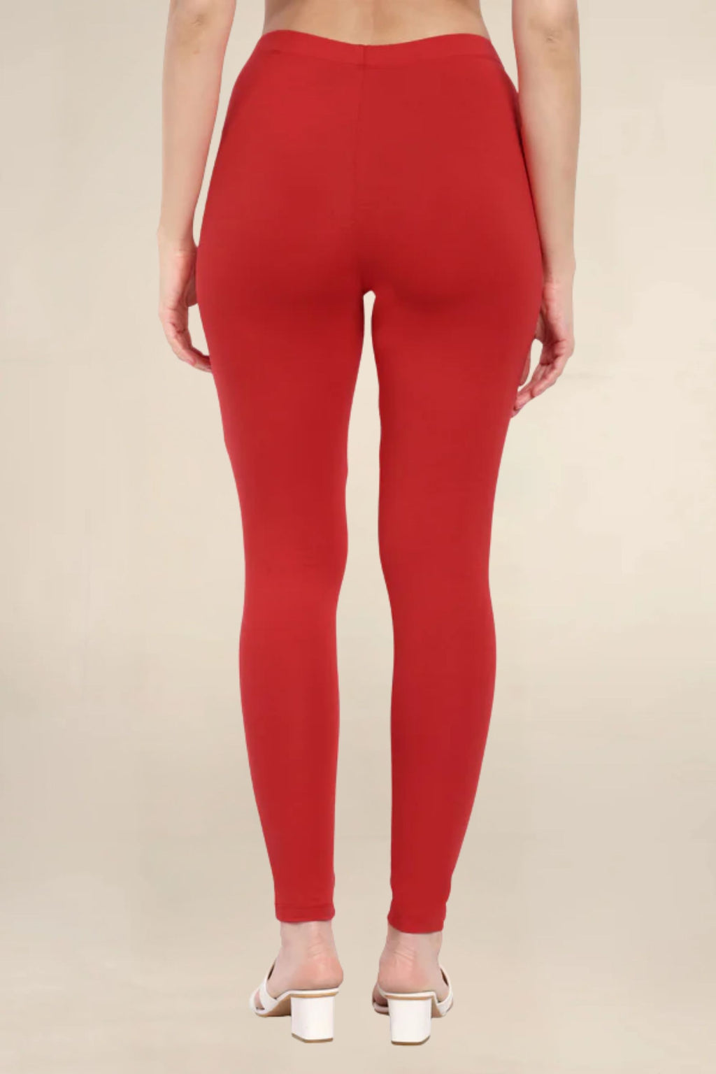 Women Crimson Regular Legging