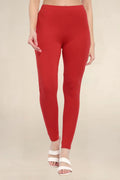 Women Crimson Regular Legging