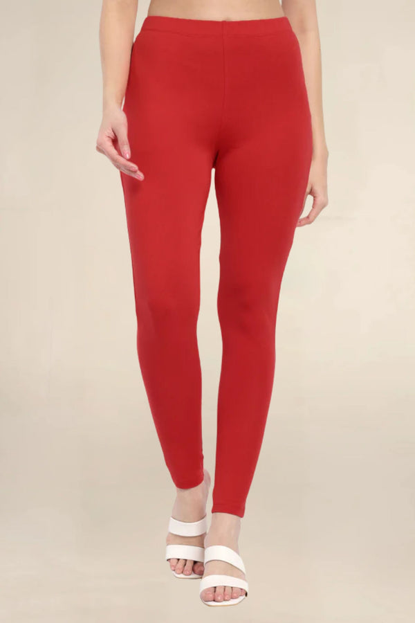 Women Crimson Regular Pocket Legging