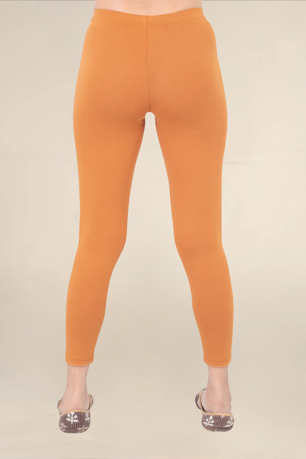 Women Rust Ankle Length Legging
