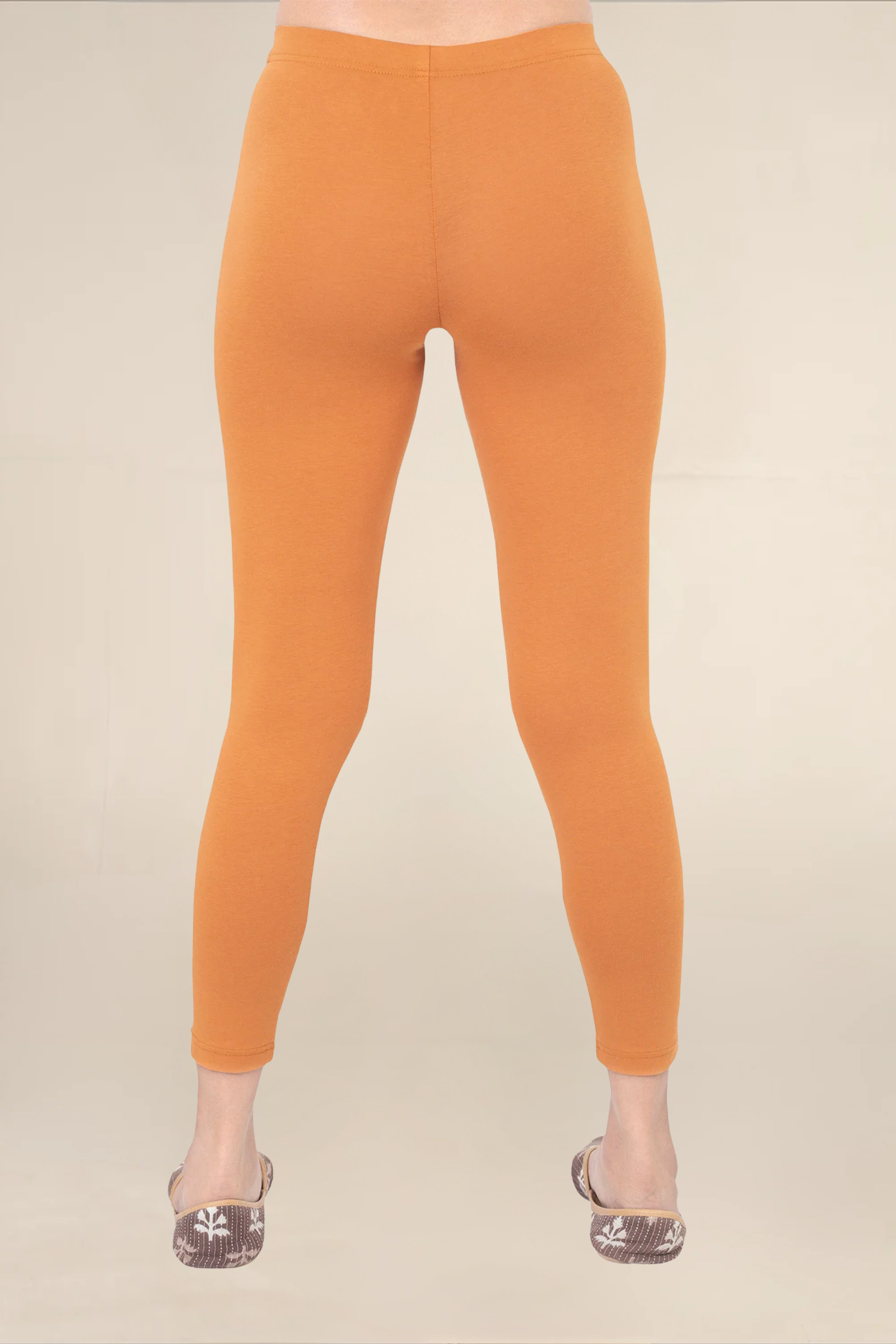 Women Rust Ankle Length Legging