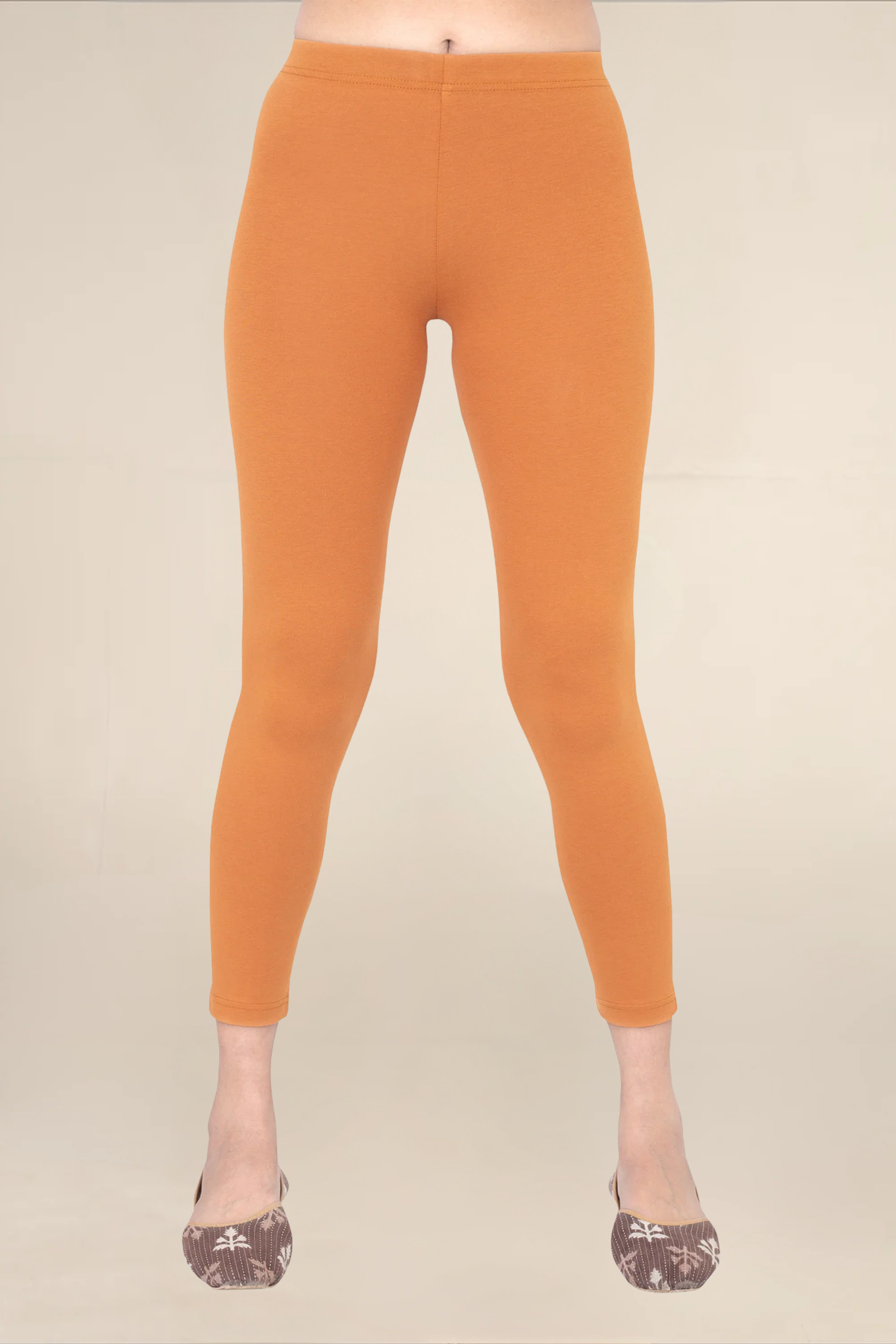 Women Rust Ankle Length Legging