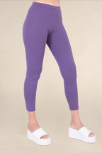 Women Purple Ankle Length Legging