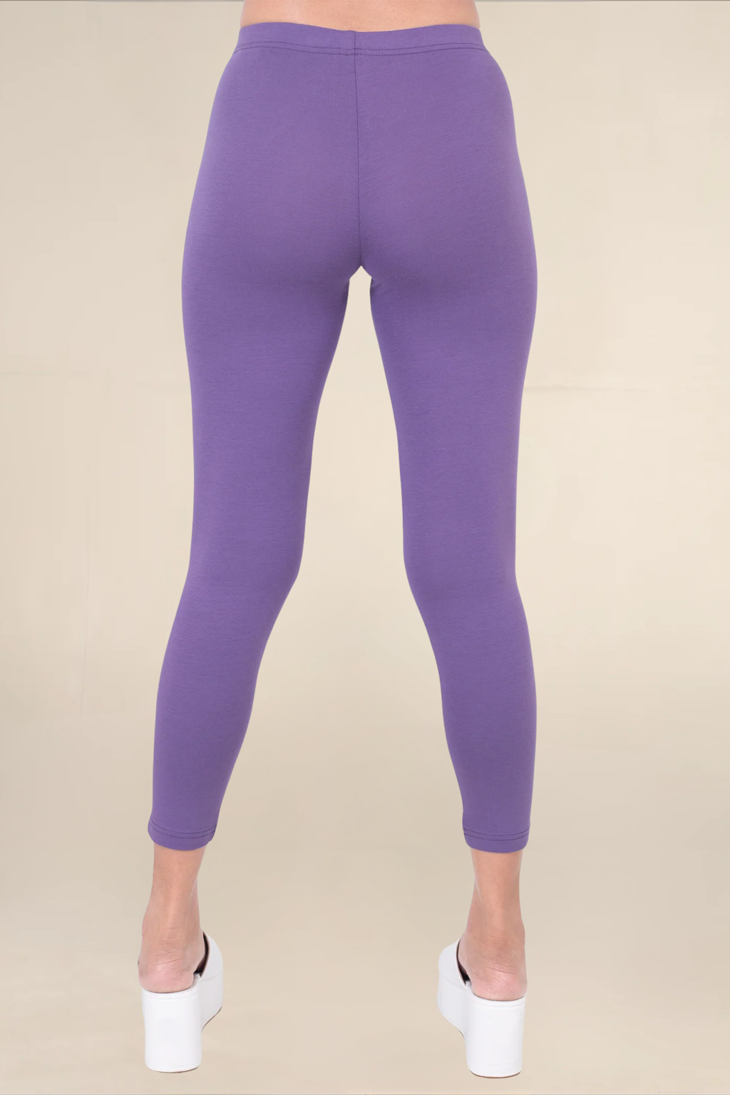 Women Purple Ankle Length Legging
