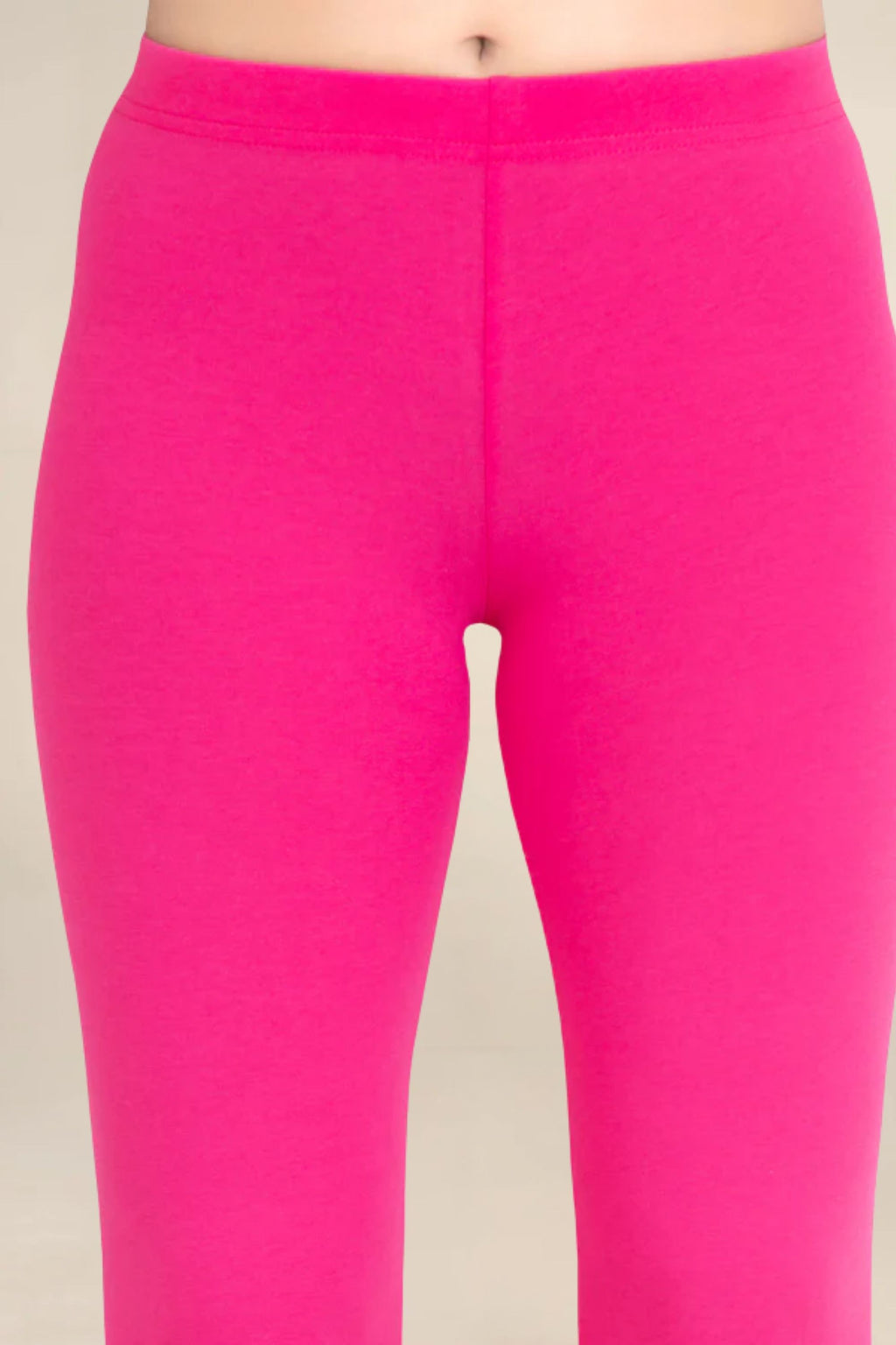 Women Dark Fuscia Breathable Long Length Legging
