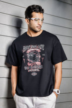 Men's Pure Cotton Printed Oversized T-Shirt