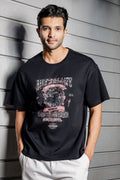 Men's Pure Cotton Printed Oversized T-Shirt