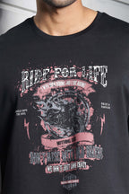 Men's Pure Cotton Printed Oversized T-Shirt