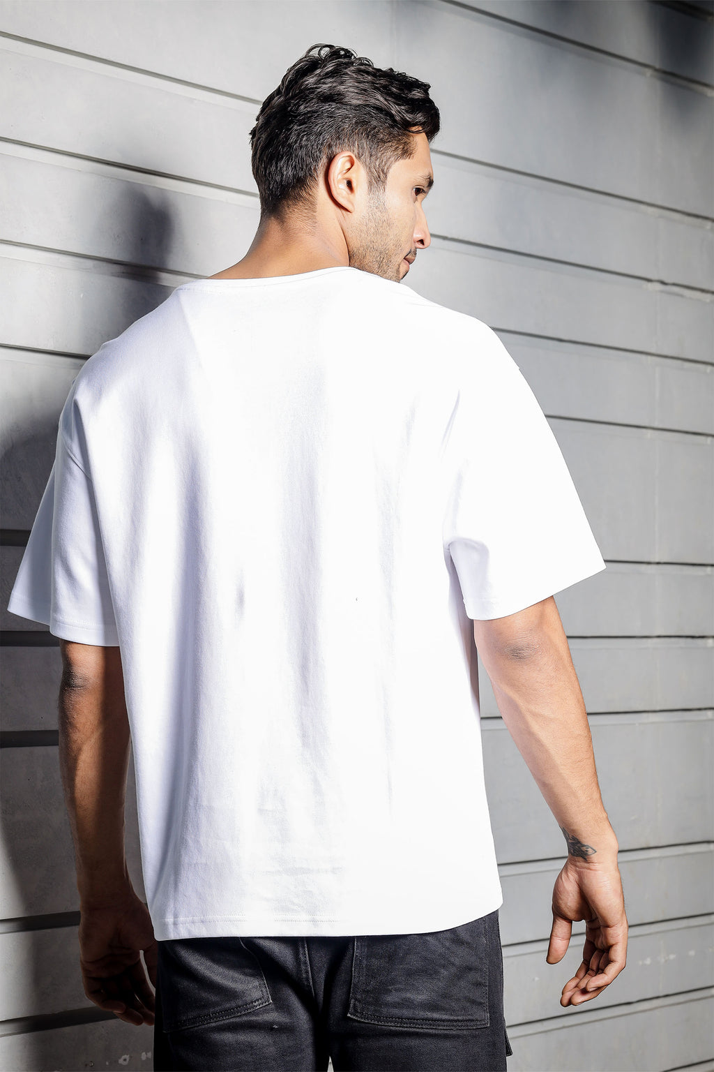 Men's Pure Cotton Printed Oversized T-Shirt