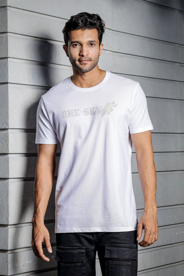 Men's Pure Cotton Printed T-shirt