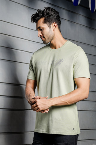 Men's Pure Cotton Printed T-shirt