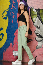 LAURAL GREEN COLOR WOMEN PYJAMA