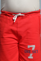 Casual Red Shorts for Boys