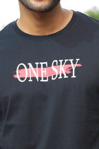 Men's Typography Pure Cotton Round Neck T-Shirt