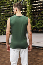 ONE SKY MEN GREENER PASTURES PRINTED MENS TANK