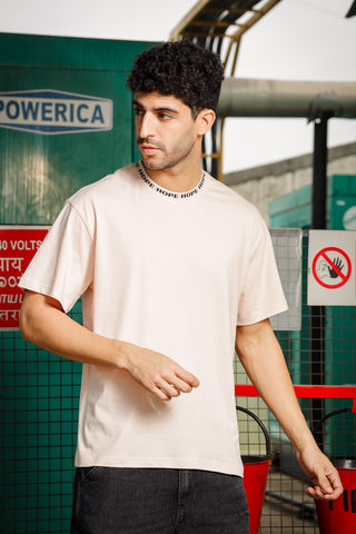 Mens Round Neck Oversized T-Shirt