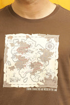 Round Neck T-Shirt - Comfortable Graphic Print