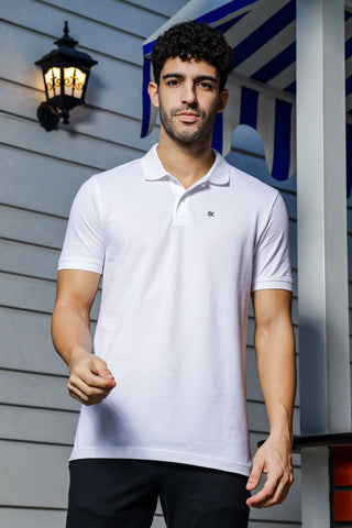 Men's Polo White T-Shirt