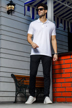 Men's Polo White T-Shirt