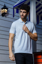 Men's Polo Blue T-Shirt