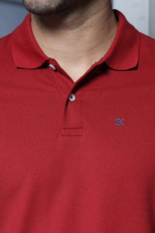 Men's Polo Red T-Shirt