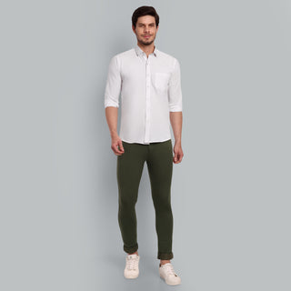 Men Military Olive Casual Pant