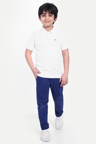 Boys Solid Classic Polo T-shirt - Stylish & Comfortable Everyday Wear