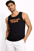 BLACK COLOR MEN TANK TOP