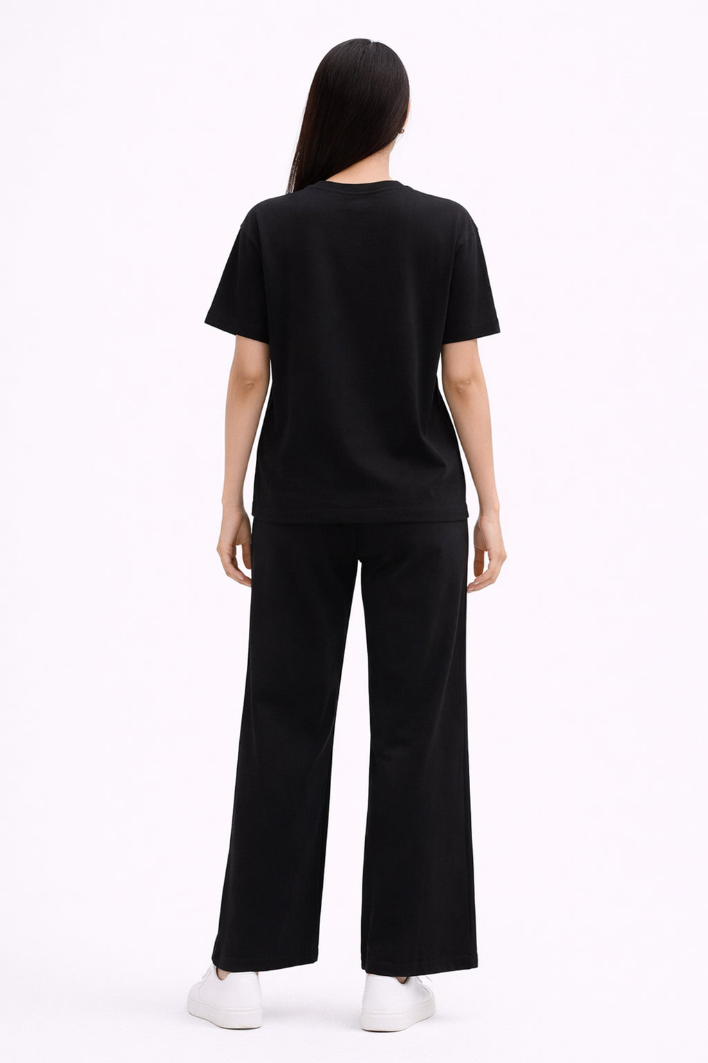 BLACK WOMEN H/S CO-ORD SET