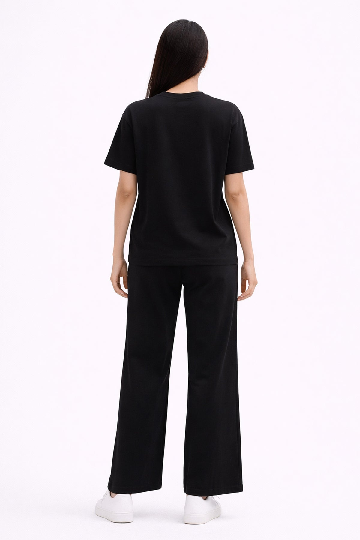 BLACK WOMEN H/S CO-ORD SET