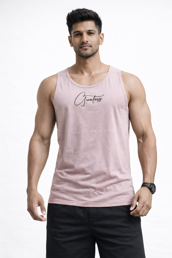 VOILET BLUE COLOR MEN TANK TOP
