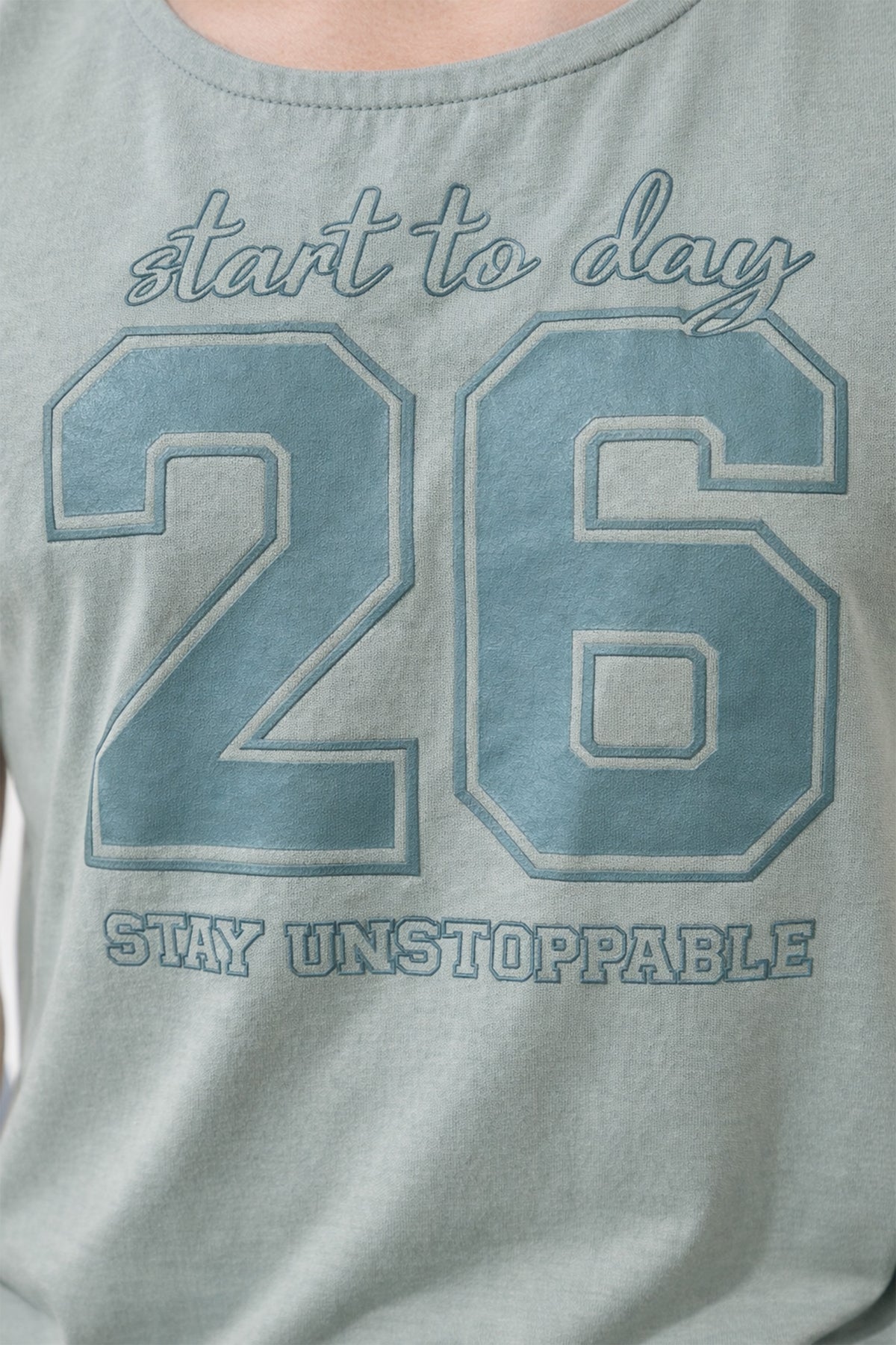 ICE BLUE COLOR MEN TANK TOP