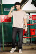 Mens Round Neck Oversized T-Shirt