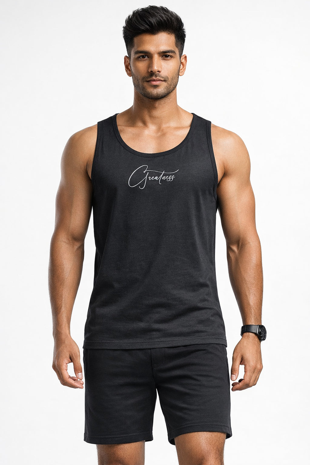 WHITE COLOR MEN TANK TOP