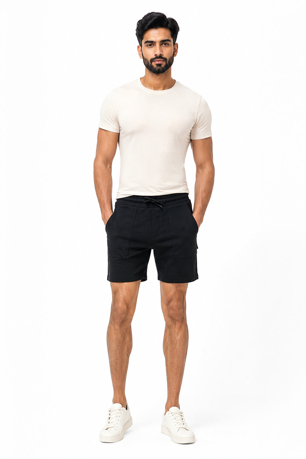 BLACK COLOR MEN SHORTS