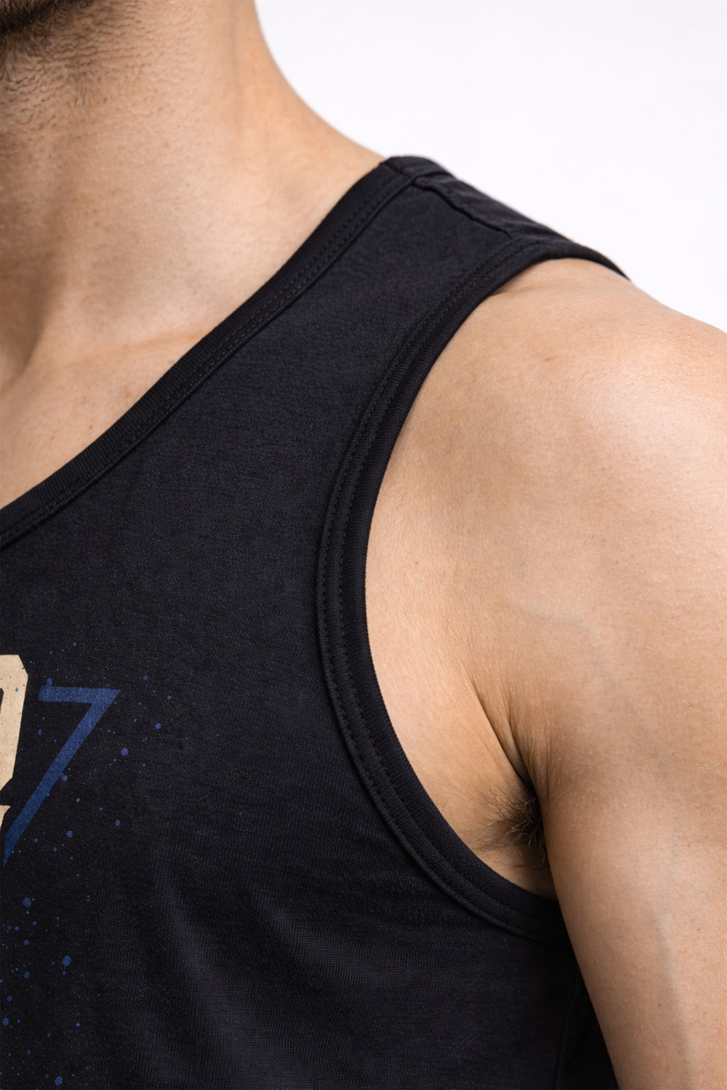BLACK COLOR MEN TANK TOP