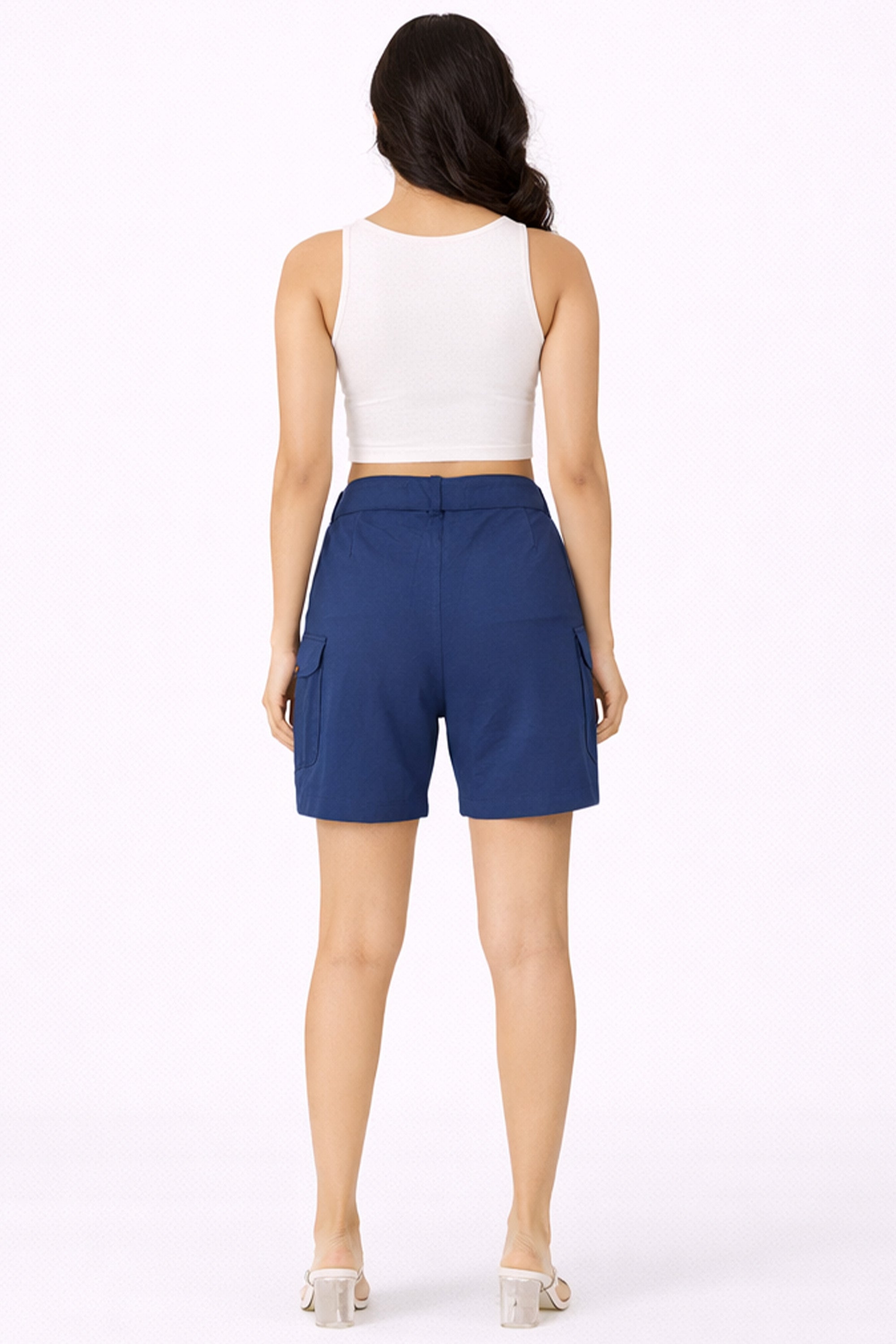 NAVY WOMEN BERMUDA
