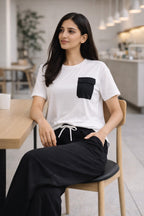 BLACK BEAUTY WOMEN HALF SLV CO-ORD SET